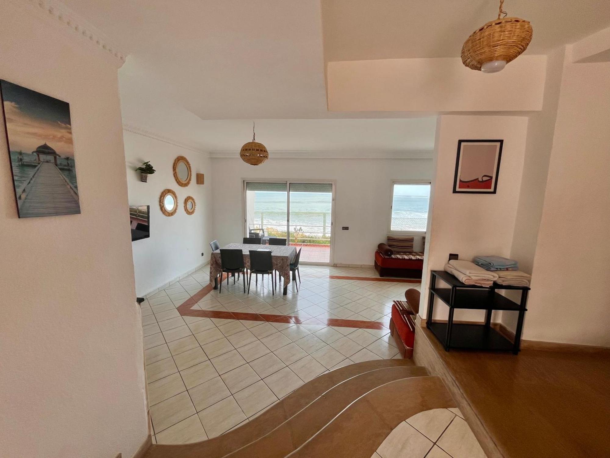 Douar Ourlali Splendid Beachfront Villa In Sidi Bouzid Beach With Pool מראה חיצוני תמונה