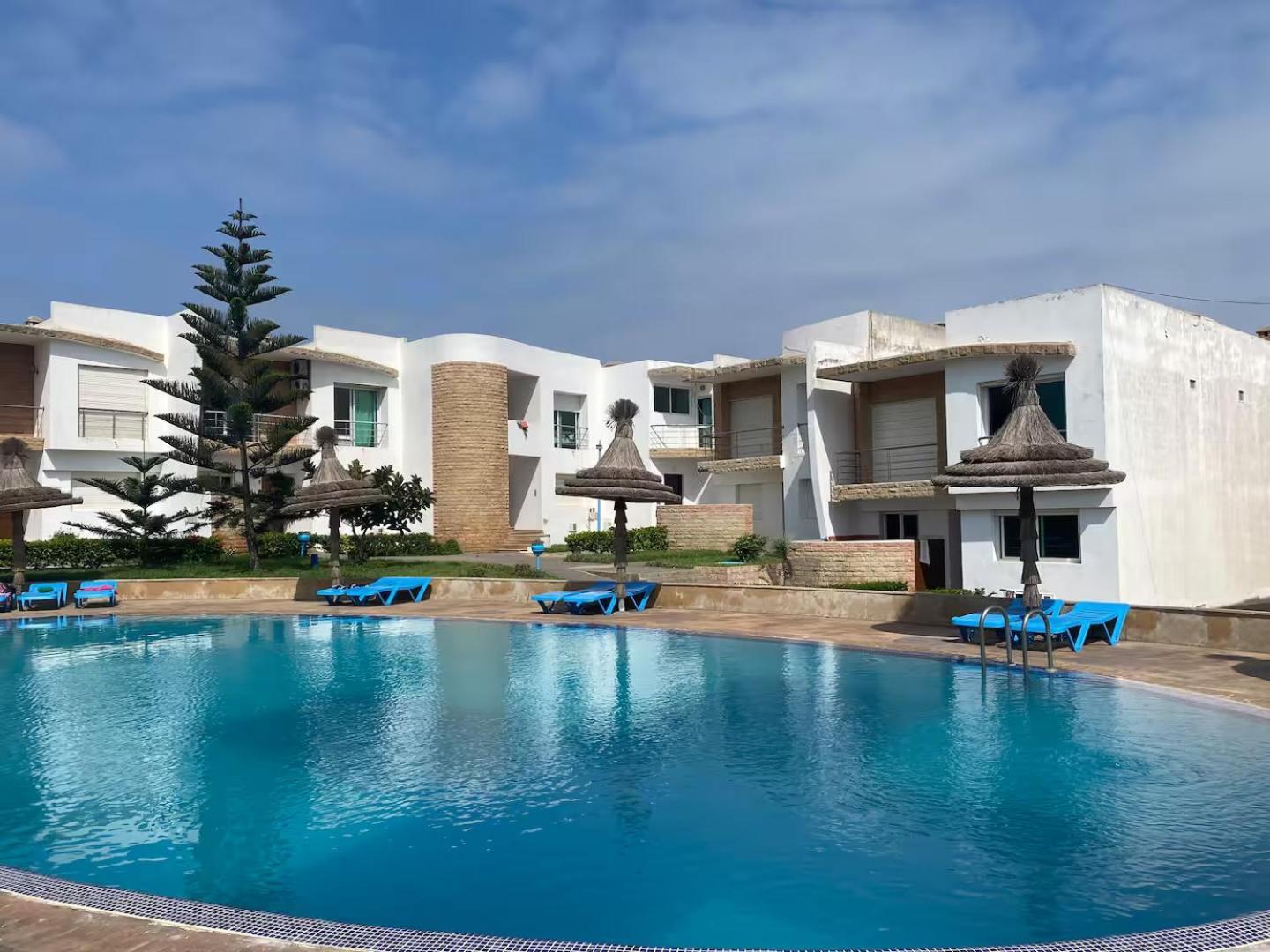 Douar Ourlali Splendid Beachfront Villa In Sidi Bouzid Beach With Pool מראה חיצוני תמונה