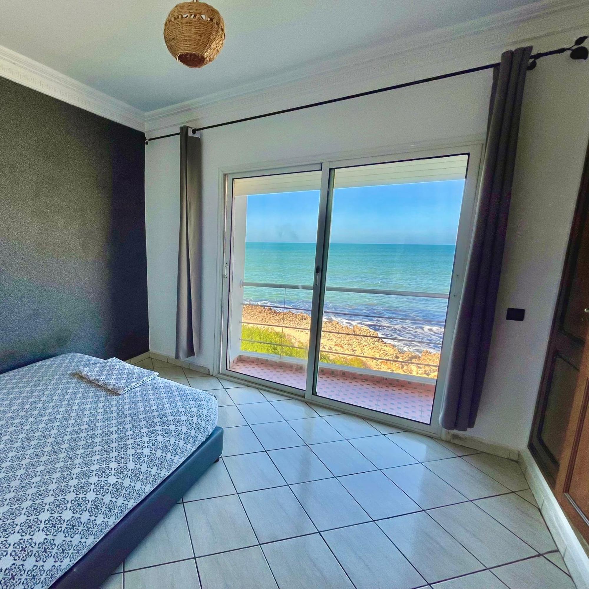Douar Ourlali Splendid Beachfront Villa In Sidi Bouzid Beach With Pool מראה חיצוני תמונה