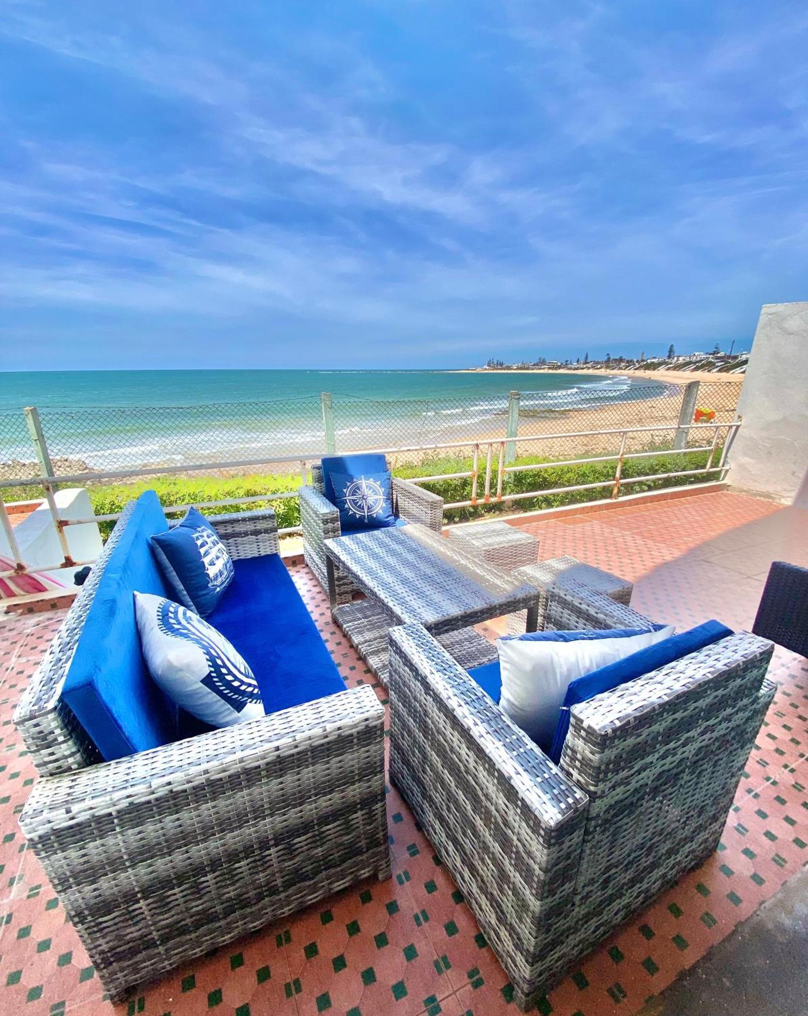 Douar Ourlali Splendid Beachfront Villa In Sidi Bouzid Beach With Pool מראה חיצוני תמונה